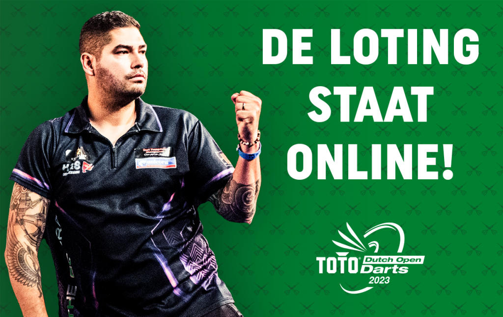 Loting TOTO Dutch Open Darts 2023 staat online Dutch Open Darts