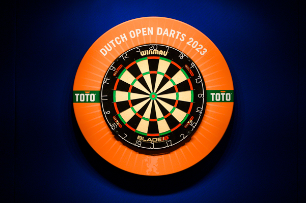 Dart bord TOTO Dutch Open Darts 2023